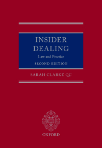 Cover image: Insider Dealing 2nd edition 9780198826439