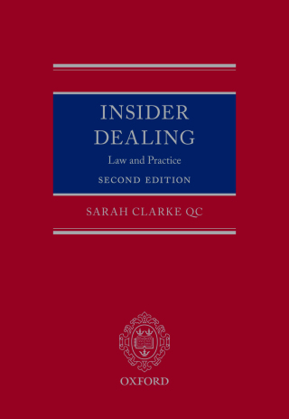 Cover image: Insider Dealing 2nd edition 9780192560933
