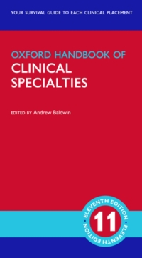 Cover image: Oxford Handbook of Clinical Specialties 11th edition 9780198827191