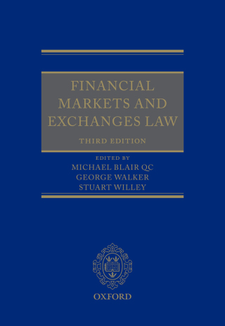 Imagen de portada: Financial Markets and Exchanges Law 3rd edition 9780198827528