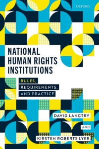 Cover image: National Human Rights Institutions 9780198829102