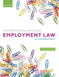 Cover image: Employment Law 5th edition 9780198806752