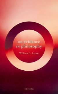 Cover image: On Evidence in Philosophy 9780198829720
