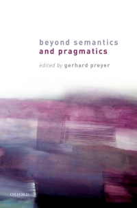 Omslagafbeelding: Beyond Semantics and Pragmatics 1st edition 9780198791492