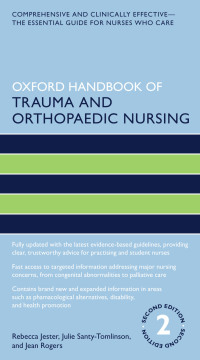 Imagen de portada: Oxford Handbook of Trauma and Orthopaedic Nursing 2nd edition 9780198831839