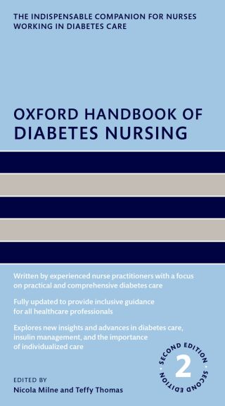 Cover image: Oxford Handbook of Diabetes Nursing 2nd edition 9780198831846