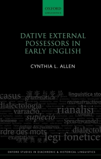 Cover image: Dative External Possessors in Early English 9780198832263