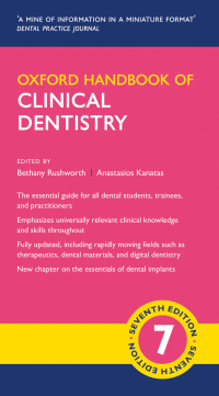 Imagen de portada: Oxford Handbook of Clinical Dentistry 7th edition 9780198832171