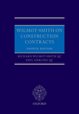 Imagen de portada: Wilmot-Smith on Construction Contracts 4th edition 9780192569165