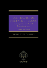 Imagen de portada: Contracts for the Sale of Goods 3rd edition 9780192571199