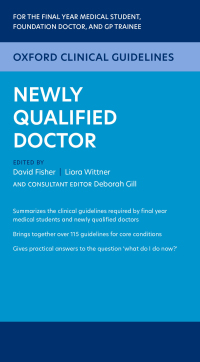 Cover image: Oxford Clinical Guidelines: Newly Qualified Doctor 9780198834502