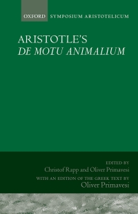 صورة الغلاف: Aristotle's De motu animalium 1st edition 9780198835561