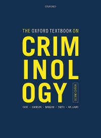 Omslagafbeelding: The Oxford Textbook on Criminology 2nd edition 9780198835837