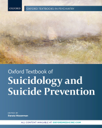 Imagen de portada: Oxford Textbook of Suicidology and Suicide Prevention 2nd edition 9780198834441