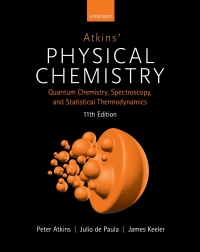Cover image: Atkins' Physical Chemistry 11th edition 9780198814740