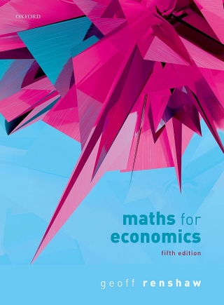 表紙画像: Maths for Economics 5th edition 9780192575906