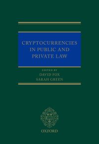 Cover image: Cryptocurrencies in Public and Private Law 1st edition 9780198826385