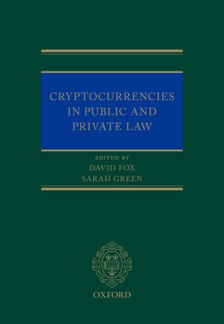 表紙画像: Cryptocurrencies in Public and Private Law 1st edition 9780198826385
