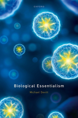 Cover image: Biological Essentialism 9780198840282