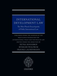 Imagen de portada: International Development Law 1st edition 9780198835097