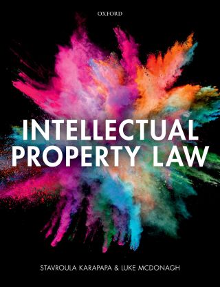 Cover image: Intellectual Property Law 9780192578419