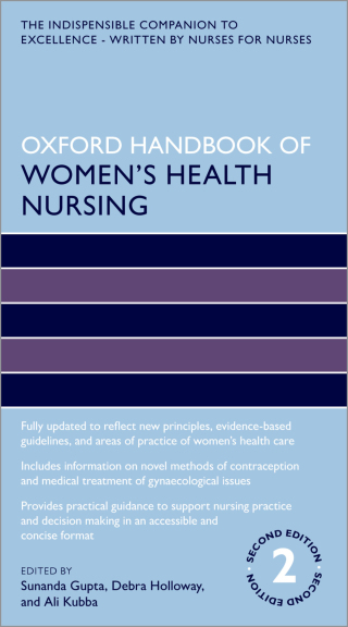 Imagen de portada: Oxford Handbook of Women's Health Nursing 2nd edition 9780192579553