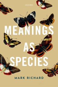 Cover image: Meanings as Species 9780198842811