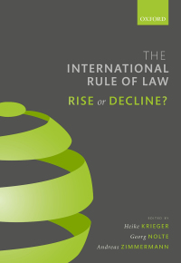 Cover image: The International Rule of Law 1st edition 9780198843603