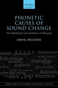 Omslagafbeelding: Phonetic Causes of Sound Change 9780198845010