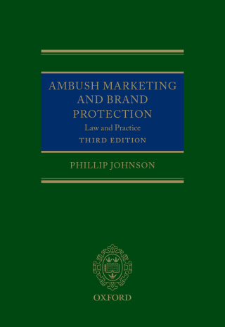 Cover image: Ambush Marketing and Brand Protection 3rd edition 9780198845201