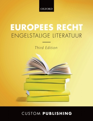 Omslagafbeelding: Universiteit van Amsterdam: Europees Recht, 3e 3rd edition 9780198824602
