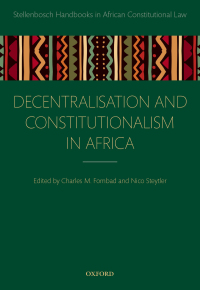 Cover image: Decentralization and Constitutionalism in Africa 1st edition 9780198846154