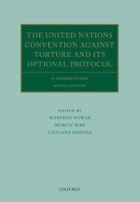 Cover image: The United Nations Convention Against Torture and its Optional Protocol 2nd edition 9780198846178