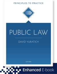 Imagen de portada: Public Law: Principles to Practice 1st edition 9780192586162