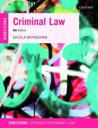 Titelbild: Criminal Law Directions 6th edition 9780192588685