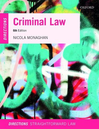Cover image: Criminal Law Directions 6th edition 9780192588685