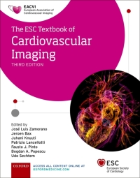 Imagen de portada: The ESC Textbook of Cardiovascular Imaging 3rd edition 9780198849353