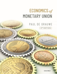Cover image: Economics of Monetary Union 13th edition 9780192589385