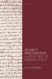 Imagen de portada: Hume's Philosophy in Historical Perspective 9780199547319