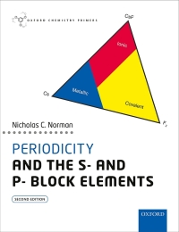 صورة الغلاف: Periodicity and the s- and p- block elements 2nd edition 9780192591319