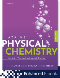 Cover image: Atkins Physical Chemistry V1 12th edition 9780198851301