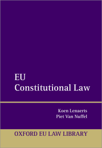 Titelbild: EU Constitutional Law 9780198851592