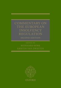 Cover image: Commentary on the European Insolvency Regulation 2nd edition 9780198852117
