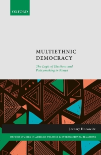 Imagen de portada: Multiethnic Democracy 9780192594174