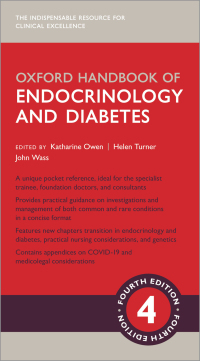 Cover image: Oxford Handbook of Endocrinology & Diabetes 4th edition 9780198851905