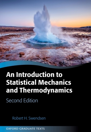 Cover image: An Introduction to Statistical Mechanics and Thermodynamics 2nd edition 9780198853237