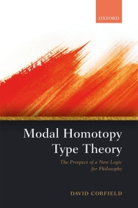 Cover image: Modal Homotopy Type Theory 9780198853404