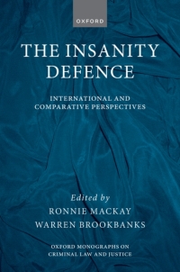 صورة الغلاف: The Insanity Defence 9780198854944