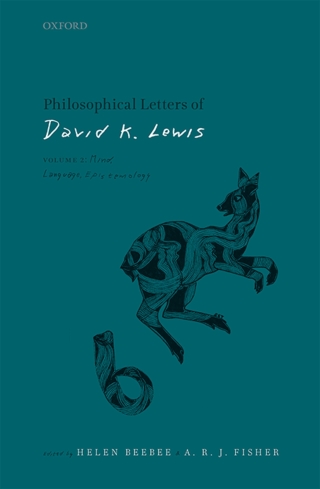 Immagine di copertina: Philosophical Letters of David K. Lewis 9780198855842