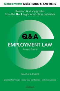 Titelbild: Concentrate Questions and Answers Employment Law 2nd edition 9780192598738